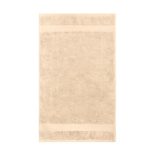 ESTELLA Badetuch Luxor | beige | 85x160 cm | Wohlfühl-Frottierserie aus 100% Baumwolle in 600 g/m² Qualität | trocknergeeignet | flauschig und saugstark | ideal fürs Badezimmer oder Spa von ESTELLA