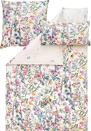 ESTELLA Mako-Satin Bettwäsche Tallulah Multicolor 1 Bettbezug 155 x 200 cm + je 1 Kissenbezug 80 x 80 cm + 40 x 80 cm von ESTELLA