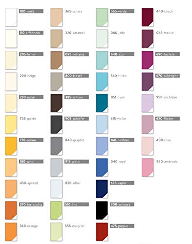 Estella Doppelpack Zwirn Jersey Spannbetttuch, Spannbettlaken 90x200 cm bis 120x220 cm Farbe 230 Natur von ESTELLA