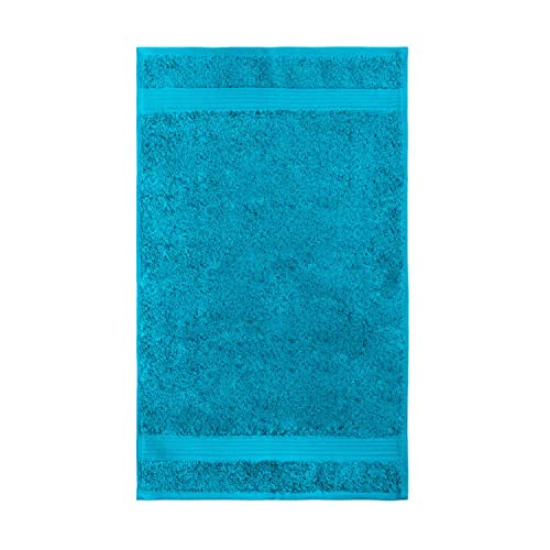 ESTELLA Handtuch Luxor | blau | 50x100 cm | Wohlfühl-Frottierserie aus 100% Baumwolle in 600 g/m² Qualität | trocknergeeignet | flauschig und saugstark | ideal fürs Badezimmer oder Spa von ESTELLA