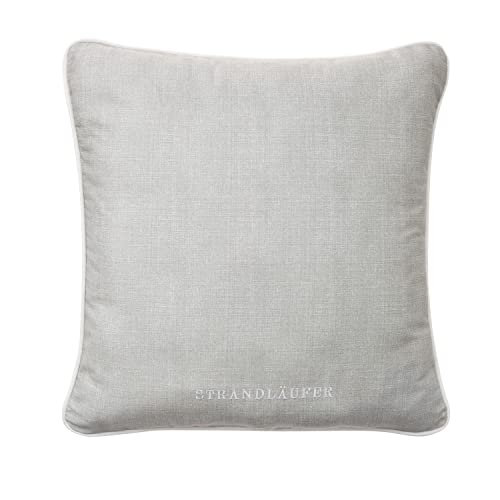 ESTELLA Home Deko-Kissen Strandläufer Platin 50 x 50 cm 100% Baumwolle ESTELLA Home Deko-Kissen Strandläufer Platin 50 x 50 cm 100% Baumwolle von ESTELLA