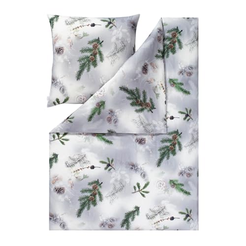 ESTELLA Kuschelflanell Bettwäsche Pine Twigs Silber 1 Bettbezug 135 x 200 cm + 1 Kissenbezug 80 x 80 cm ESTELLA Kuschelflanell Bettwäsche Pine Twigs Silber 1 Bettbezug 135 x 200 cm + 1 Kissenbezug 80 x 80 cm von ESTELLA