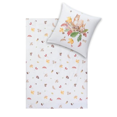 ESTELLA Kuschelflanell Bettwäsche Squirrel Natur 1 Bettbezug 155 x 220 cm + 1 Kissenbezug 80 x 80 cm ESTELLA Kuschelflanell Bettwäsche Squirrel Natur 1 Bettbezug 155 x 220 cm + 1 Kissenbezug 80 x 80 cm von ESTELLA