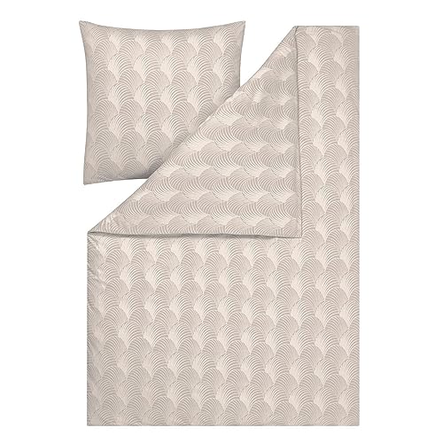 ESTELLA Mako Interlock Jersey Bettwäsche Jacobia Perlmutt 1 Bettbezug 135 x 200 cm + 1 Kissenbezug 80 x 80 cm ESTELLA Mako Interlock Jersey Bettwäsche Jacobia Perlmutt 1 Bettbezug 135 x 200 cm + 1 Kissenbezug 80 x 80 cm von ESTELLA