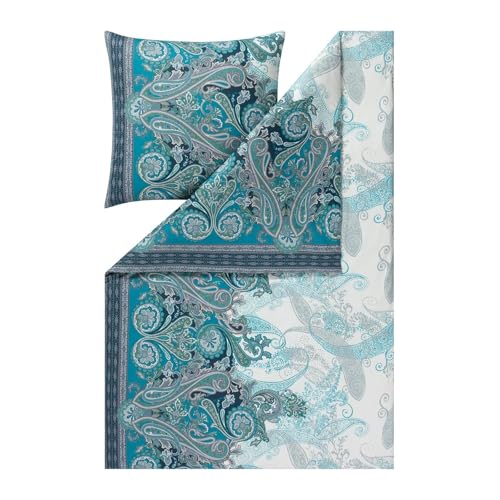 ESTELLA Mako Interlock Jersey Bettwäsche Karina Petrol 1 Bettbezug 135 x 200 cm + 1 Kissenbezug 80 x 80 cm ESTELLA Mako Interlock Jersey Bettwäsche Karina Petrol 1 Bettbezug 135 x 200 cm + 1 Kissenbezug 80 x 80 cm von ESTELLA