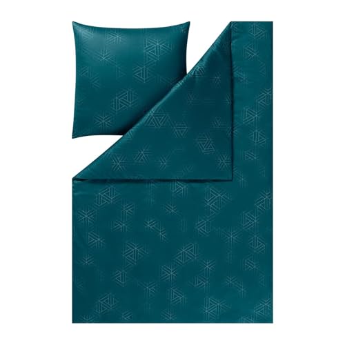 ESTELLA Mako Interlock Jersey Bettwäsche Pippa Petrol 1 Bettbezug 135 x 200 cm + 1 Kissenbezug 80 x 80 cm ESTELLA Mako Interlock Jersey Bettwäsche Pippa Petrol 1 Bettbezug 135 x 200 cm + 1 Kissenbezug 80 x 80 cm von ESTELLA