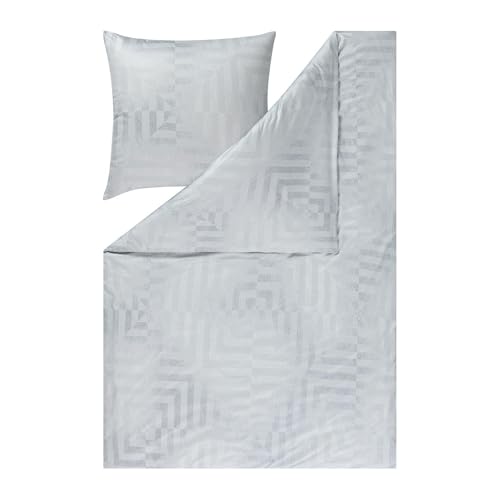 ESTELLA Mako Interlock Jersey Bettwäsche Theo Platin 1 Bettbezug 135 x 200 cm + 1 Kissenbezug 80 x 80 cm ESTELLA Mako Interlock Jersey Bettwäsche Theo Platin 1 Bettbezug 135 x 200 cm + 1 Kissenbezug 80 x 80 cm von ESTELLA