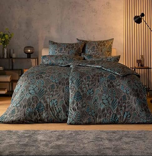 ESTELLA Mako Satin Bettwäsche Balduin grün 1 x 80x80 + 1 x 135x200 cm ESTELLA Mako Satin Bettwäsche Balduin grün 1 x 80x80 + 1 x 135x200 cm von ESTELLA
