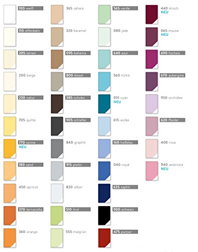 ESTELLA Spannbettlaken Baumwolle Jersey Stretch | Spannbettlaken aus 97% Baumwolle und 3% Elasthan | Faltenfrei | 180x200-200x220 cm | Farbe: 230 - Natur von ESTELLA