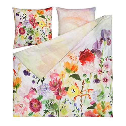 ESTELLA Mako-Satin Bettwäsche Garden Multicolor 1 Bettbezug 135 x 200 cm + 1 Kissenbezug 80 x 80 cm von ESTELLA