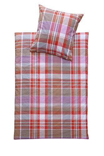 ESTELLA Youngline Square Bettwäsche-Garnitur 135x200 / 80x80 rot von ESTELLA