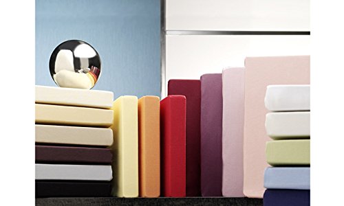 ESTELLA Zwirnjersey Spannbetttuch apricot, 200 X 200 CM ESTELLA Zwirnjersey Spannbetttuch apricot, 200 X 200 CM von ESTELLA