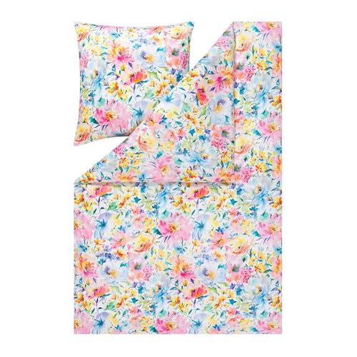Estella Mako-Satin Bettwäsche Alanis Multicolor 1 Bettbezug 135 x 200 cm + 1 Kissenbezug 80 x 80 cm Estella Mako-Satin Bettwäsche Alanis Multicolor 1 Bettbezug 135 x 200 cm + 1 Kissenbezug 80 x 80 cm von ESTELLA