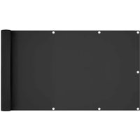 Estexo - Balkonsichtschutz Balkonbespannung Sichtschutz Balkonverkleidung blickdicht 6 m Anthrazit / 75x600cm von ESTEXO