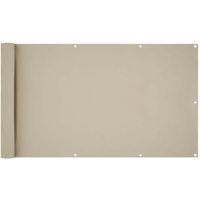 Balkonsichtschutz Balkonbespannung Sichtschutz Balkonverkleidung blickdicht 6 m Creme / 75x600cm Balkonsichtschutz Balkonbespannung Sichtschutz Balkonverkleidung blickdicht 6 m Creme / 75x600cm von ESTEXO