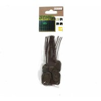 Befestigungsclips Sichtschutzmatten 25er Befestigungsset Draht PVC Sichtschutz Braun Befestigungsclips Sichtschutzmatten 25er Befestigungsset Draht PVC Sichtschutz Braun von ESTEXO