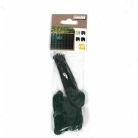 Estexo - Befestigungsclips Sichtschutzmatten 25er Befestigungsset Draht pvc Sichtschutz Grün von ESTEXO
