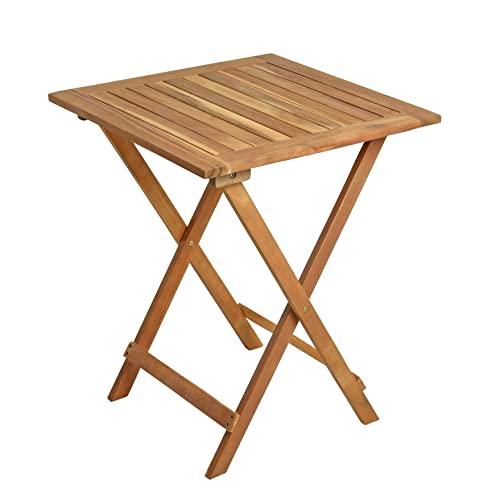 ESTEXO Balkontisch Klapptisch Holztisch 60x60x72 cm Gartentisch Holz Tisch Akazienholz klappbar von ESTEXO