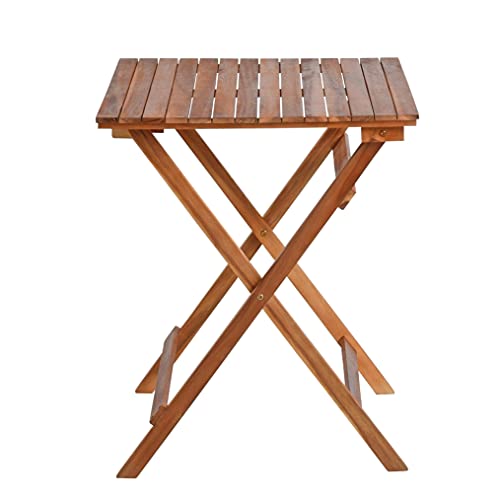 ESTEXO Balkontisch Klapptisch Holztisch 60x60x72 cm Gartentisch Tisch Akazienholz Holz klappbar von ESTEXO