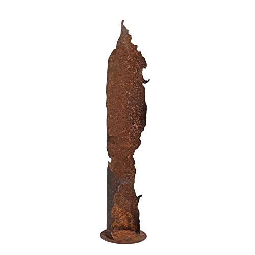 ESTEXO Dekosäule Rostsäule Edelrost Gartendeko Säule Pflanzsäule Rost Garten Blumensäule 69 cm von ESTEXO