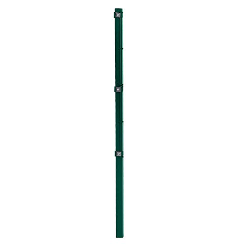 ESTEXO Doppelstabmattenzaun Gitterzaun Drahtgitter Garten-Zaun Stabmattenzaun Zaunset Komplett-Set Erweiterungs-Set Oder Einzelne Pfosten Oder Eckpfosten (RAL 6005 / Pfosten 130 cm) von ESTEXO