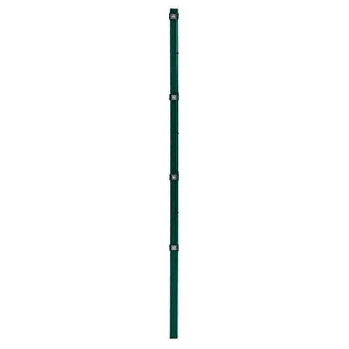 ESTEXO Doppelstabmattenzaun Gitterzaun Drahtgitter Garten-Zaun Stabmattenzaun Zaunset Komplett-Set Erweiterungs-Set Oder Einzelne Pfosten Oder Eckpfosten (RAL 6005 / Pfosten 170 cm) von ESTEXO