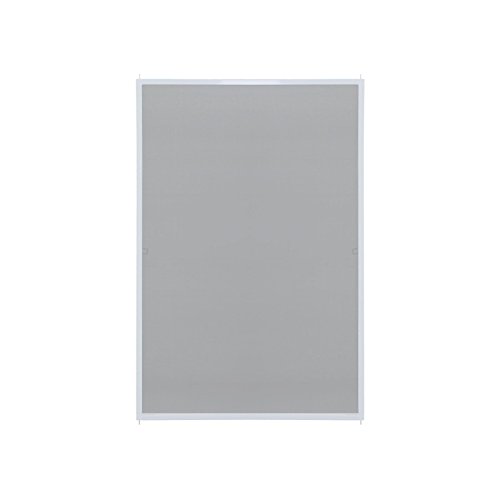 ESTEXO Fliegengitter Fenster mit Alurahmen, Verschiedene Größen und Farben, Fiberglasgewebe Weiß 80x100cm von ESTEXO
