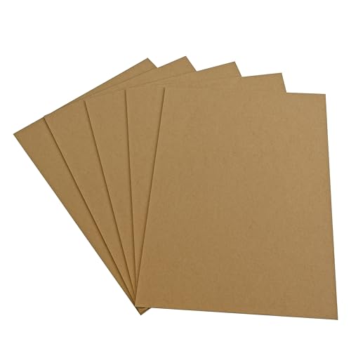 ESTEXO MDF Platten Holzplatten 42x30 cm 5er Set Holz-Platten Zuschnitt für Deko DIY von ESTEXO