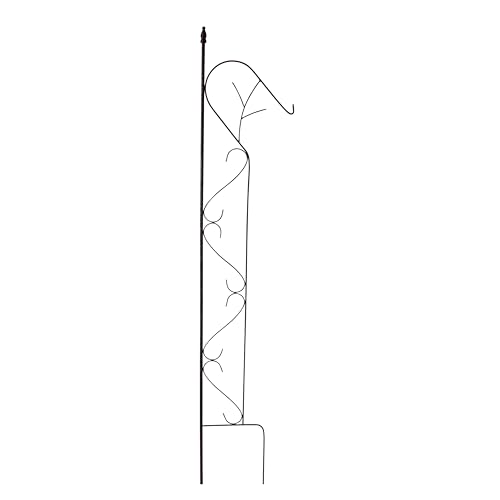 ESTEXO Rankhilfe Rankgitter Kletterhilfe Pflanzengitter 27x144 cm Rost Gitter Spalier Edelrost mit Haken von ESTEXO