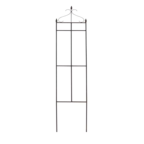 ESTEXO Rankhilfe Rankgitter Kletterhilfe Pflanzengitter 31x160 cm Rost Gitter Spalier Edelrost von ESTEXO