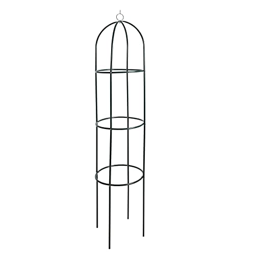 ESTEXO Rankhilfe Ranksäule Rankgitter 190 cm Rankturm Rankobelisk Rosenturm Rankgestell von ESTEXO