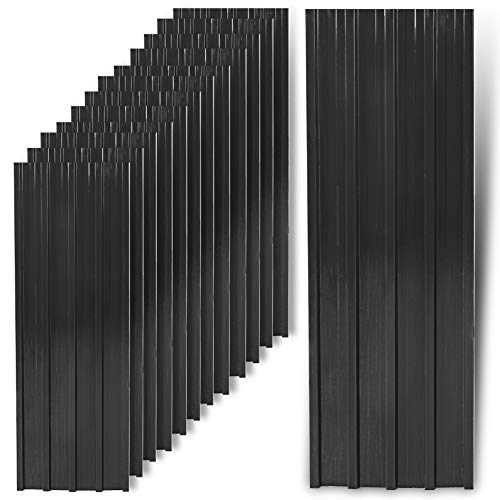 ESTEXO Trapezblech Profilblech Metallblech 12 Stück Dachblech Stahlblech Anthrazit von ESTEXO