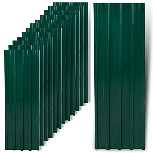 ESTEXO Trapezblech Profilblech Metallblech 12 Stück Dachblech Stahlblech Grün RAL 6005 ESTEXO Trapezblech Profilblech Metallblech 12 Stück Dachblech Stahlblech Grün RAL 6005 von ESTEXO