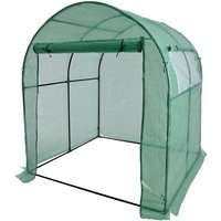 Estexo - Bogendach Gewächshaus Foliengewächshaus 180x180x200 cm Treibhaus Folien-Tunnel Estexo - Bogendach Gewächshaus Foliengewächshaus 180x180x200 cm Treibhaus Folien-Tunnel von ESTEXO