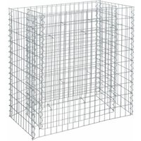 Gabionenhochbeet Hochbeet Gabione 360x50x100 cm Pflanzkorb Drahtgitter Steinkorb von ESTEXO