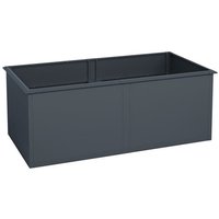 Estexo - Hochbeet Design Gemüsebeet Pflanzbeet 200x100x77 cm mit Schneckenkante Anthrazit Estexo - Hochbeet Design Gemüsebeet Pflanzbeet 200x100x77 cm mit Schneckenkante Anthrazit von ESTEXO