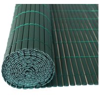 Estexo - Sichtschutzmatte Sichtschutzzaun Sichtschutz Windschutz pvc Zaun Balkon Garten Grün / 0,90 x 4 m von ESTEXO