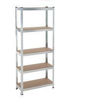 Steckregal Werkstattregal Kellerregal Schwerlastregal Metallregal Lagerregal Verzinkt / 180x60x30cm 500kg von ESTEXO