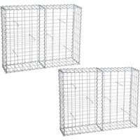 Estexo - Gabione Spiralgabione Steinkorb 100x80x20 cm 2er Set Draht Wand Gitter Metall Estexo - Gabione Spiralgabione Steinkorb 100x80x20 cm 2er Set Draht Wand Gitter Metall von ESTEXO