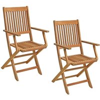 Estexo - Gartenstühle Holzstühle Klappstühle 2er Set Akazie Holz Stuhlset Balkonstühle Estexo - Gartenstühle Holzstühle Klappstühle 2er Set Akazie Holz Stuhlset Balkonstühle von ESTEXO