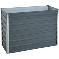 Hochbeet Pflanzbeet Metall Gemüsebeet Pflanzkasten Stahl Beet Blumenbeet Garten RAL7016 (Anthrazitgrau) / 100x40x77 cm von ESTEXO