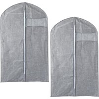 Kleiderschutzhülle Klamottenhülle 60x100 cm 2er Set Kleiderhülle Kleidersack von ESTEXO