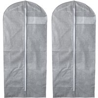 Kleiderschutzhülle Klamottenhülle 60x135 cm 2er Set Kleiderhülle Kleidersack von ESTEXO