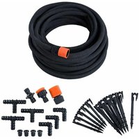 Estexo - Perlschlauch Tropfschlauch Gartenschlauch 30 m Schlauch Set Bewässerungsschlauch von ESTEXO