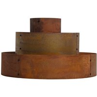 Estexo - Pflanzpyramide Hochbeet Pflanzring ø 30/60/90 cm Kräuterspirale Rost Pflanzbeet von ESTEXO