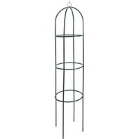 Rankhilfe Ranksäule Rankgitter 190 cm Rankturm Rankobelisk Rosenturm Rankgestell von ESTEXO