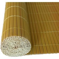 Estexo - Sichtschutzmatte Sichtschutzzaun Sichtschutz Windschutz pvc Zaun Balkon Garten Bambus / 0,90 x 5 m von ESTEXO
