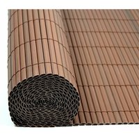 Estexo - Sichtschutzmatte Sichtschutzzaun Sichtschutz Windschutz pvc Zaun Balkon Garten Braun / 0,90 x 4 m von ESTEXO