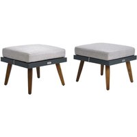 Sitzgruppe Gartenmöbel Gartenlounge Lounge Set Gartenset Outdoor Möbel Terrasse Hocker (2er) von ESTEXO