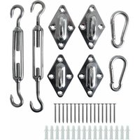 Sonnensegel Befestigungs Kit Montageset Komplettset Befestigungsset Zubehör Sonnensegel Befestigungs Kit Montageset Komplettset Befestigungsset Zubehör von ESTEXO